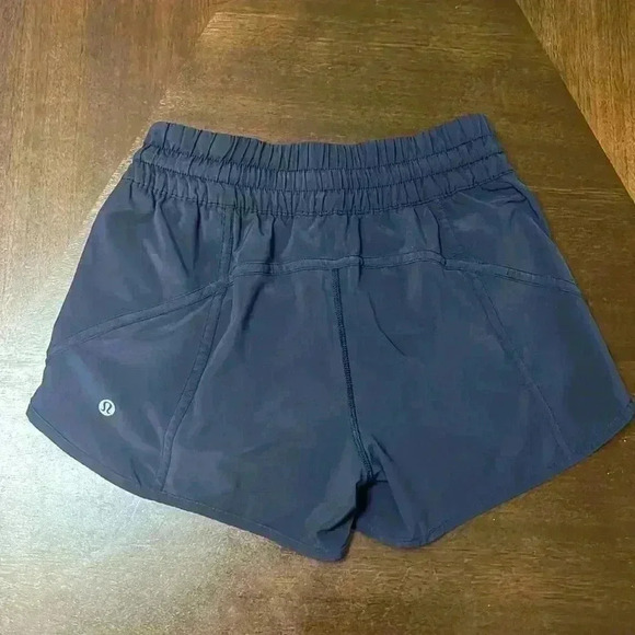 Lululemon navy track lined short - Picture 3 of 9